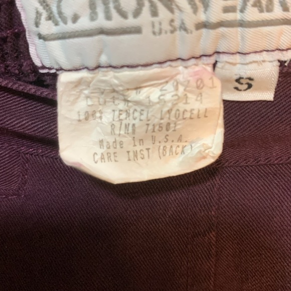 2 Pc Set Plum/Purple Vintage Pencil Skirt & Embroidered Vest Small 4/6 Woman’s - Picture 8 of 11